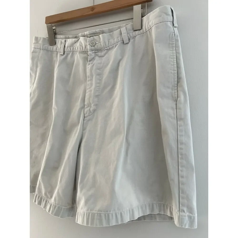 J. Crew 100% Cotton Casual Khaki Chino Shorts Size 38 SG